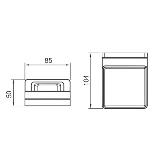 Мыльница Gappo G30802 хром
